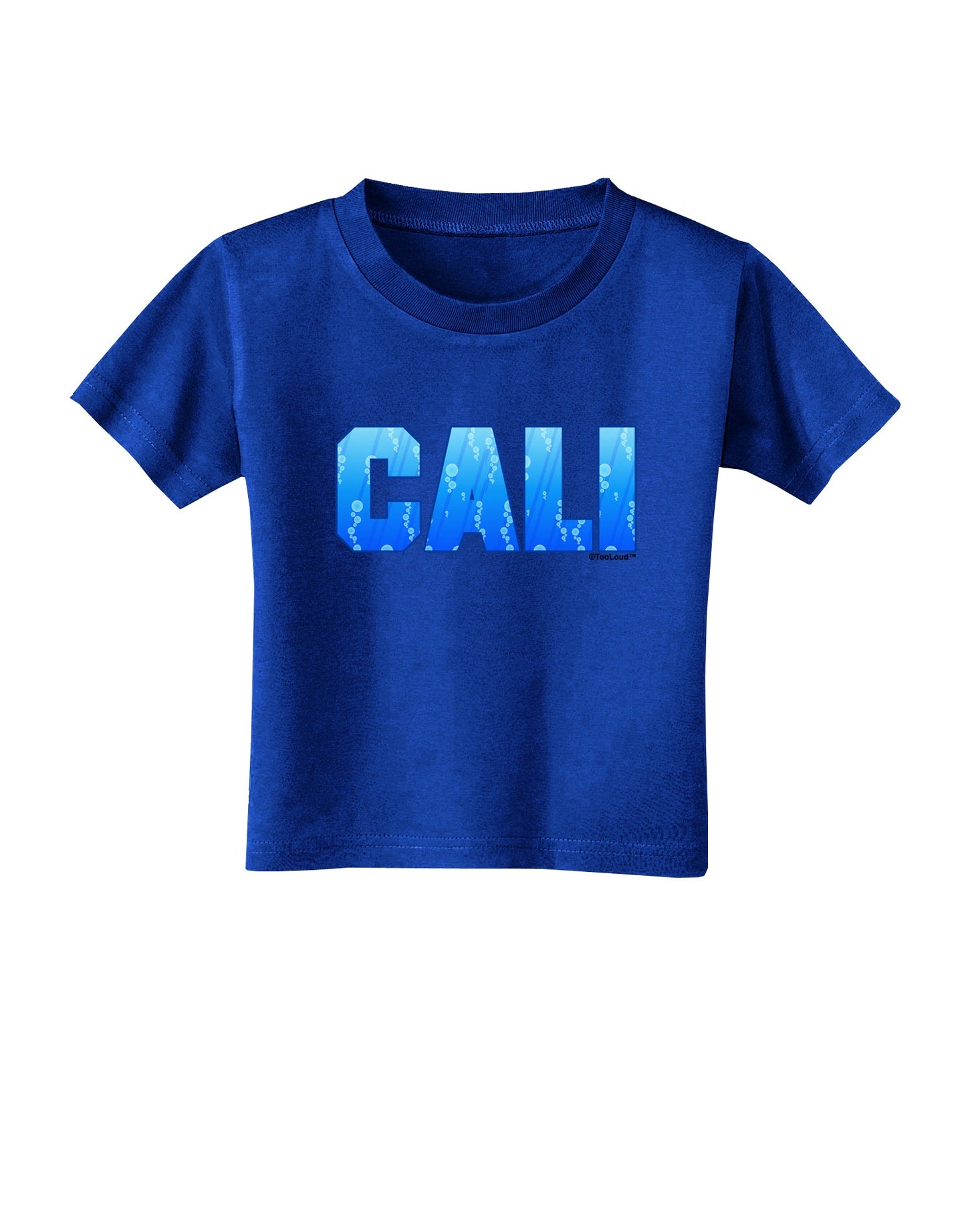 Cali Ocean Bubbles Toddler T-Shirt Dark by TooLoud-Toddler T-Shirt-TooLoud-Royal-Blue-2T-Davson Sales