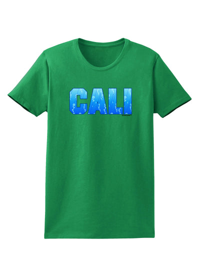 Cali Ocean Bubbles Womens Dark T-Shirt by TooLoud-Womens T-Shirt-TooLoud-Kelly-Green-X-Small-Davson Sales