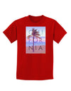 California Beach Filter Childrens Dark T-Shirt-Childrens T-Shirt-TooLoud-Red-X-Large-Davson Sales