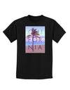 California Beach Filter Childrens Dark T-Shirt-Childrens T-Shirt-TooLoud-Black-X-Large-Davson Sales