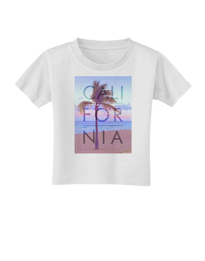 California Beach Filter Toddler T-Shirt-Toddler T-Shirt-TooLoud-White-4T-Davson Sales