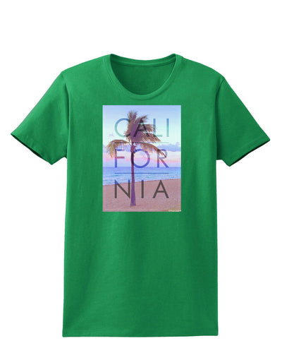 California Beach Filter Womens Dark T-Shirt-TooLoud-Kelly-Green-XXX-Large-Davson Sales