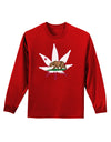 California Bear Leaf Design Adult Long Sleeve Dark T-Shirt by TooLoud-TooLoud-Red-Small-Davson Sales