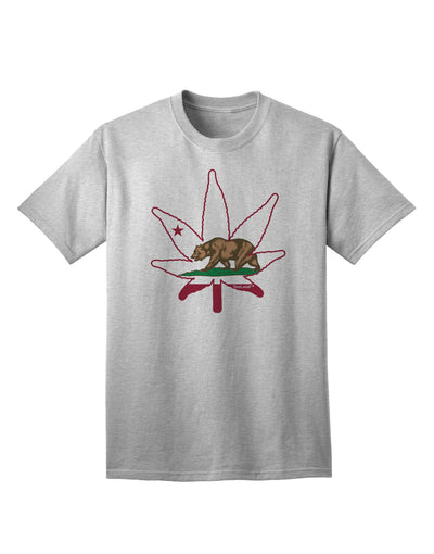 California Bear Leaf Design Adult T-Shirt - A Captivating Addition to Your Wardrobe by TooLoud-Mens T-shirts-TooLoud-AshGray-Small-Davson Sales