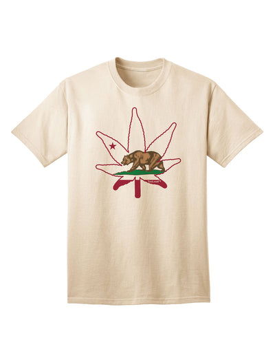 California Bear Leaf Design Adult T-Shirt - A Captivating Addition to Your Wardrobe by TooLoud-Mens T-shirts-TooLoud-Natural-Small-Davson Sales