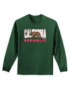 California Design #1 Adult Long Sleeve Dark T-Shirt by TooLoud-TooLoud-Dark-Green-Small-Davson Sales