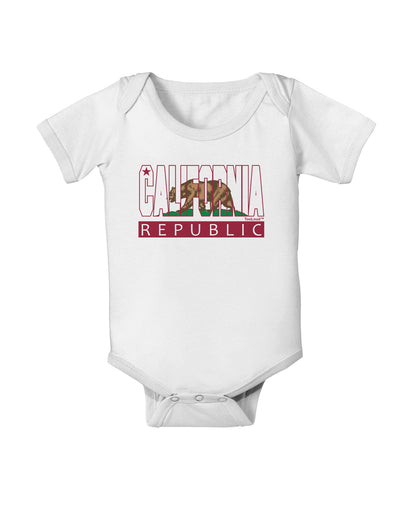 California Design #1 Baby Romper Bodysuit by TooLoud-Baby Romper-TooLoud-White-06-Months-Davson Sales