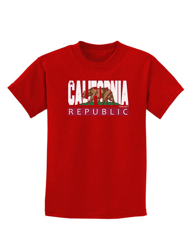 California Design #1 Childrens Dark T-Shirt by TooLoud-Childrens T-Shirt-TooLoud-Red-X-Small-Davson Sales