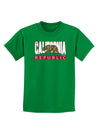 California Design #1 Childrens Dark T-Shirt by TooLoud-Childrens T-Shirt-TooLoud-Kelly-Green-X-Small-Davson Sales