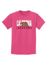 California Design #1 Childrens Dark T-Shirt by TooLoud-Childrens T-Shirt-TooLoud-Sangria-X-Small-Davson Sales