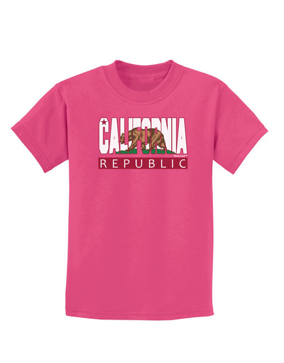 California Design #1 Childrens Dark T-Shirt by TooLoud-Childrens T-Shirt-TooLoud-Sangria-X-Small-Davson Sales