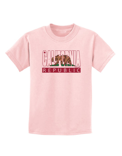 California Design #1 Childrens T-Shirt by TooLoud-Childrens T-Shirt-TooLoud-PalePink-X-Small-Davson Sales