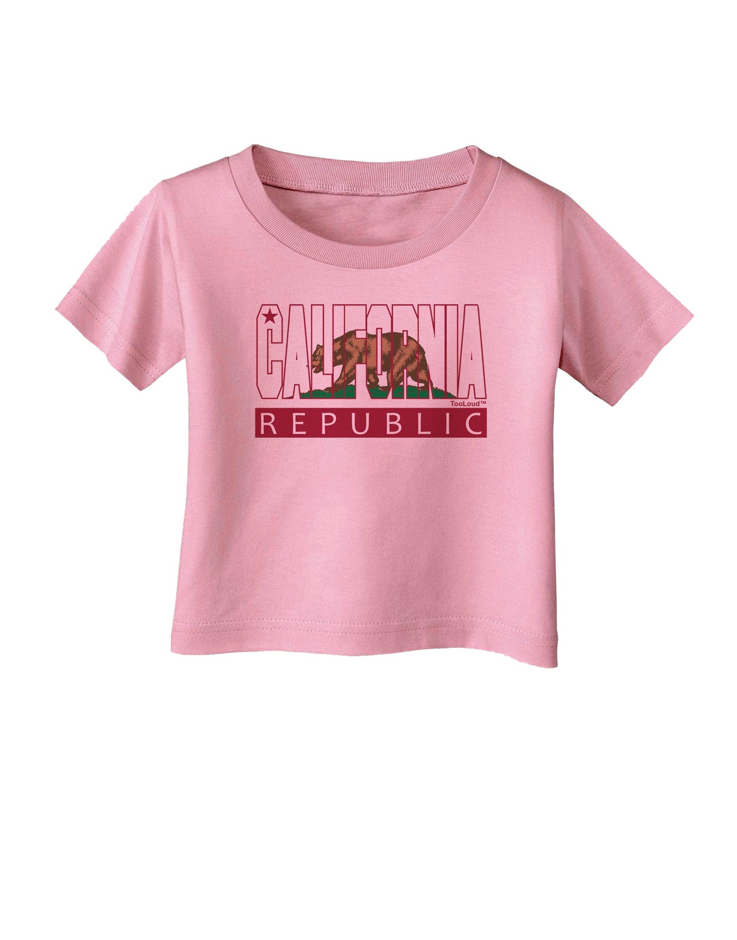 California Design #1 Infant T-Shirt by TooLoud-Infant T-Shirt-TooLoud-Candy-Pink-06-Months-Davson Sales