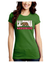 California Design #1 Juniors Crew Dark T-Shirt by TooLoud-T-Shirts Juniors Tops-TooLoud-Kiwi-Green-Juniors Fitted X-Small-Davson Sales