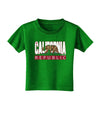 California Design #1 Toddler T-Shirt Dark by TooLoud-Toddler T-Shirt-TooLoud-Clover-Green-2T-Davson Sales