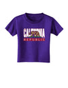 California Design #1 Toddler T-Shirt Dark by TooLoud-Toddler T-Shirt-TooLoud-Purple-2T-Davson Sales