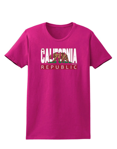 California Design #1 Womens Dark T-Shirt by TooLoud-TooLoud-Hot-Pink-Small-Davson Sales