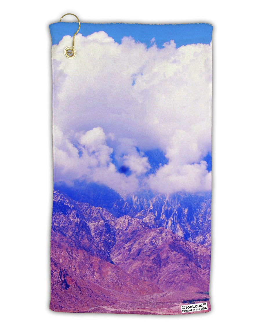 California Mountainscape Micro Terry Gromet Golf Towel 15 x 22 Inch All Over Print-Golf Towel-TooLoud-White-Davson Sales