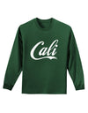 California Republic Design - Cali Adult Long Sleeve Dark T-Shirt by TooLoud-TooLoud-Dark-Green-Small-Davson Sales