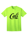 California Republic Design - Cali Adult T-Shirt by TooLoud: A Stylish and Trendy Addition to Your Wardrobe-Mens T-shirts-TooLoud-Neon-Green-Small-Davson Sales