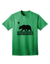 California Republic Design - Cali Bear Adult T-Shirt by TooLoud: A Captivating Apparel Choice for Discerning Shoppers-Mens T-shirts-TooLoud-Kelly-Green-Small-Davson Sales