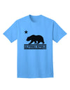 California Republic Design - Cali Bear Adult T-Shirt by TooLoud: A Captivating Apparel Choice for Discerning Shoppers-Mens T-shirts-TooLoud-Aquatic-Blue-Small-Davson Sales