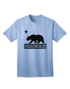 California Republic Design - Cali Bear Adult T-Shirt by TooLoud: A Captivating Apparel Choice for Discerning Shoppers-Mens T-shirts-TooLoud-Light-Blue-Small-Davson Sales