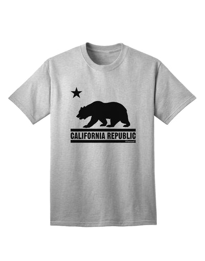 California Republic Design - Cali Bear Adult T-Shirt by TooLoud: A Captivating Apparel Choice for Discerning Shoppers-Mens T-shirts-TooLoud-AshGray-Small-Davson Sales