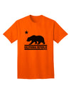 California Republic Design - Cali Bear Adult T-Shirt by TooLoud: A Captivating Apparel Choice for Discerning Shoppers-Mens T-shirts-TooLoud-Orange-Small-Davson Sales