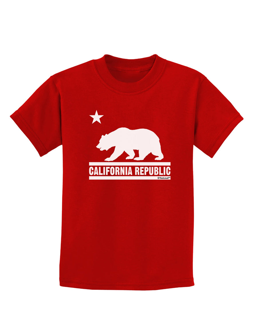 California Republic Design - Cali Bear Childrens Dark T-Shirt by TooLoud-Childrens T-Shirt-TooLoud-Black-X-Small-Davson Sales