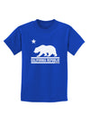 California Republic Design - Cali Bear Childrens Dark T-Shirt by TooLoud-Childrens T-Shirt-TooLoud-Royal-Blue-X-Small-Davson Sales