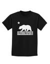 California Republic Design - Cali Bear Childrens Dark T-Shirt by TooLoud-Childrens T-Shirt-TooLoud-Black-X-Small-Davson Sales