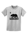 California Republic Design - Cali Bear Childrens T-Shirt by TooLoud-Childrens T-Shirt-TooLoud-AshGray-X-Small-Davson Sales