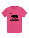 California Republic Design - Cali Bear Childrens T-Shirt by TooLoud-Childrens T-Shirt-TooLoud-Sangria-X-Small-Davson Sales