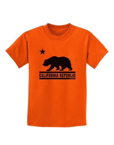 California Republic Design - Cali Bear Childrens T-Shirt by TooLoud-Childrens T-Shirt-TooLoud-Orange-X-Small-Davson Sales