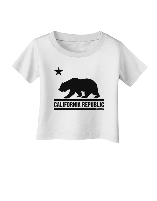 California Republic Design - Cali Bear Infant T-Shirt by TooLoud-Infant T-Shirt-TooLoud-White-06-Months-Davson Sales