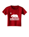 California Republic Design - Cali Bear Toddler T-Shirt Dark by TooLoud-Toddler T-Shirt-TooLoud-Clover-Green-2T-Davson Sales