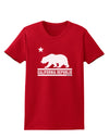 California Republic Design - Cali Bear Womens Dark T-Shirt by TooLoud-Womens T-Shirt-TooLoud-Red-X-Small-Davson Sales