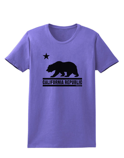 California Republic Design - Cali Bear Womens T-Shirt by TooLoud-Womens T-Shirt-TooLoud-Violet-X-Small-Davson Sales