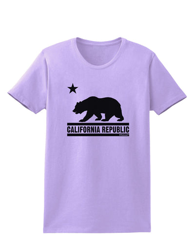 California Republic Design - Cali Bear Womens T-Shirt by TooLoud-Womens T-Shirt-TooLoud-Lavender-X-Small-Davson Sales