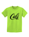 California Republic Design - Cali Childrens T-Shirt by TooLoud-Childrens T-Shirt-TooLoud-Lime-Green-X-Small-Davson Sales