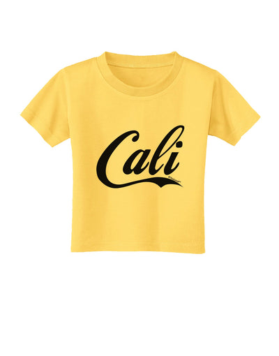 California Republic Design - Cali Toddler T-Shirt by TooLoud-Toddler T-Shirt-TooLoud-Yellow-2T-Davson Sales