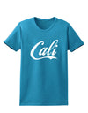 California Republic Design - Cali Womens Dark T-Shirt by TooLoud-Womens T-Shirt-TooLoud-Turquoise-X-Small-Davson Sales