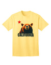 California Republic Design - Grizzly Bear and Star Adult T-Shirt by TooLoud: A Captivating Addition to Your Wardrobe-Mens T-shirts-TooLoud-Yellow-Small-Davson Sales
