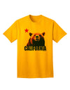 California Republic Design - Grizzly Bear and Star Adult T-Shirt by TooLoud: A Captivating Addition to Your Wardrobe-Mens T-shirts-TooLoud-Gold-Small-Davson Sales