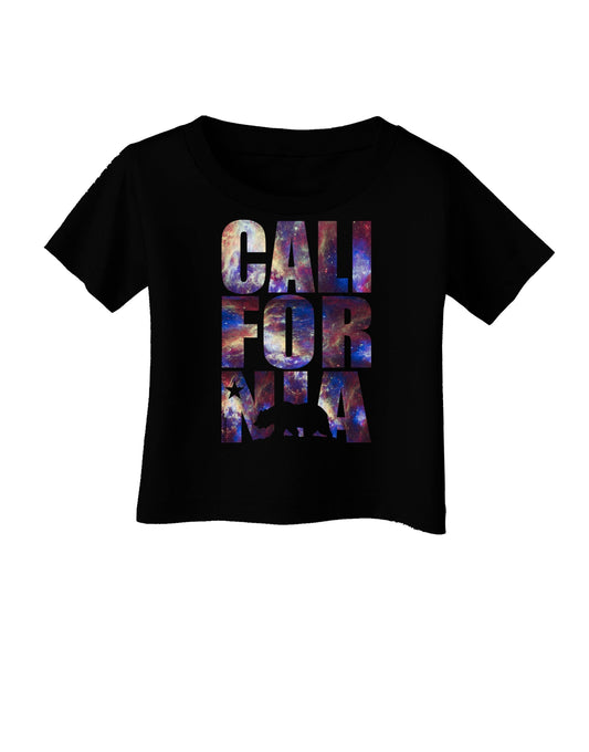 California Republic Design - Space Nebula Print Infant T-Shirt Dark by TooLoud-Infant T-Shirt-TooLoud-Black-06-Months-Davson Sales