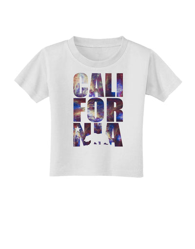 California Republic Design - Space Nebula Print Toddler T-Shirt by TooLoud-Toddler T-Shirt-TooLoud-White-2T-Davson Sales