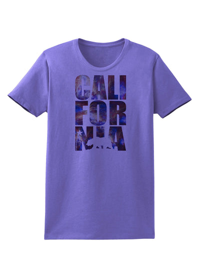 California Republic Design - Space Nebula Print Womens T-Shirt by TooLoud-Womens T-Shirt-TooLoud-Violet-X-Small-Davson Sales