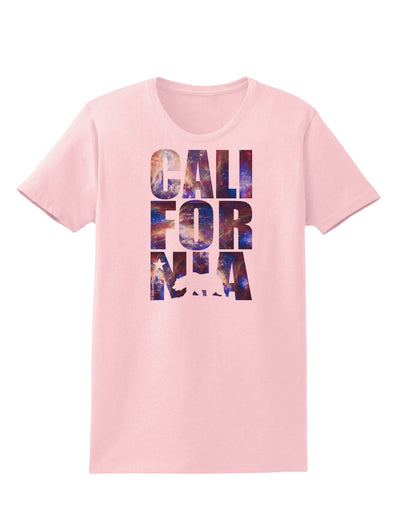 California Republic Design - Space Nebula Print Womens T-Shirt by TooLoud-Womens T-Shirt-TooLoud-PalePink-X-Small-Davson Sales