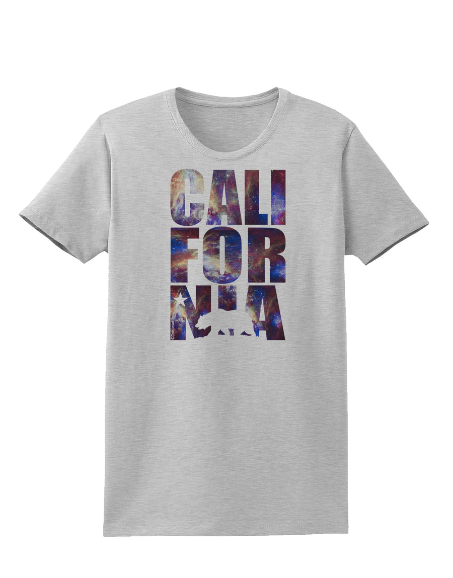 California Republic Design - Space Nebula Print Womens T-Shirt by TooLoud-Womens T-Shirt-TooLoud-White-X-Small-Davson Sales